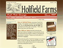 Tablet Screenshot of holifieldsausage.com